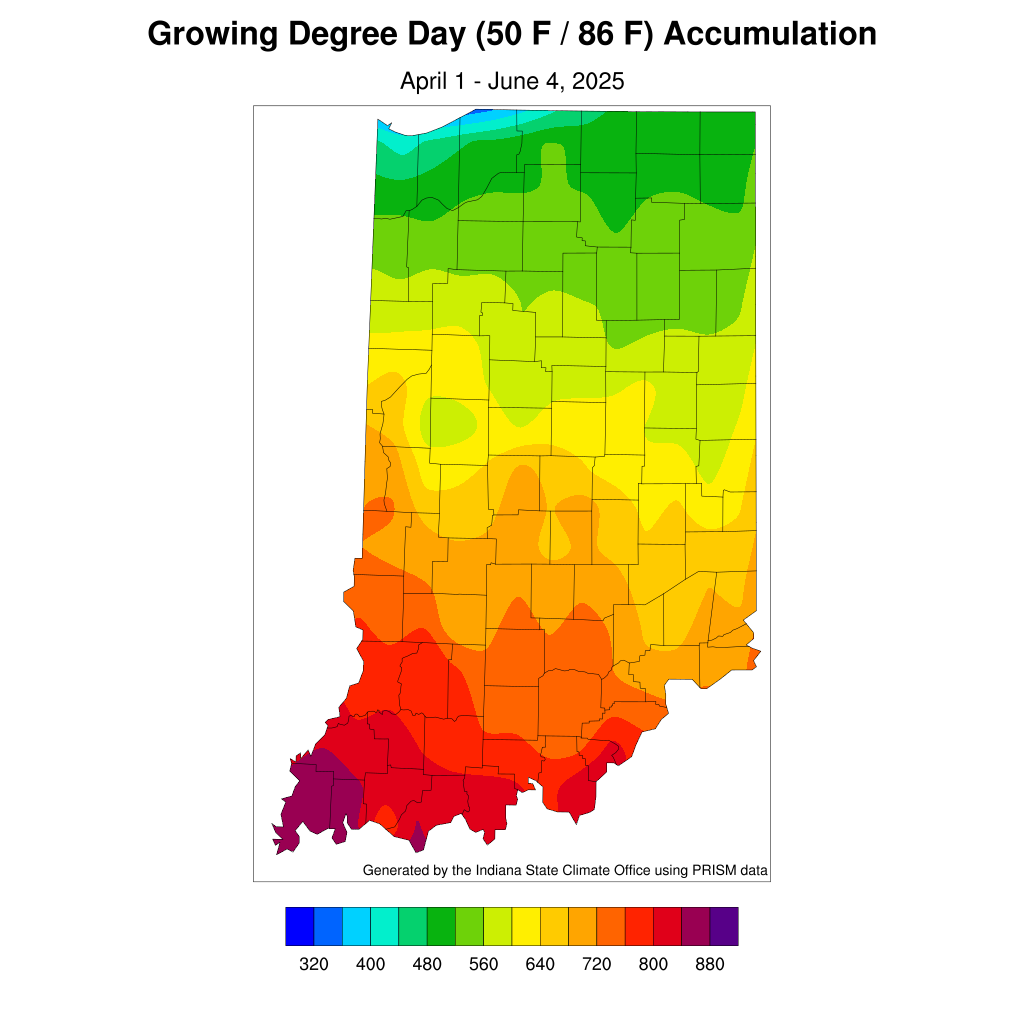 GDD Accumulation (April 1)